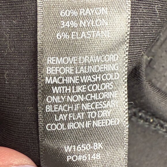 EUC Women's BETABRAND Soho Jogger Slim Crop Pants #W1650-BK | Size Large - Picture 8 of 8